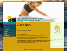 Tablet Screenshot of gesunddurchbewegung.de